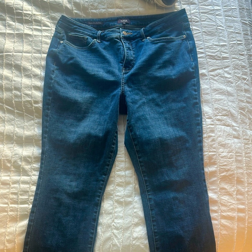 NYDJ Marilyn straight jeans size 16